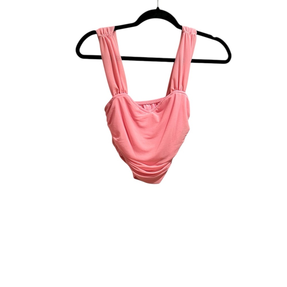 Shein Pink Sleeveless Draped Top Size S